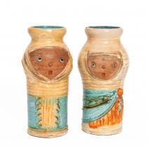 A pair of Kiss Roz Ilona jugs