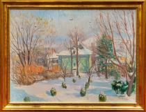 Boldizsr Istvn (1897 - 1984): Winter landscape