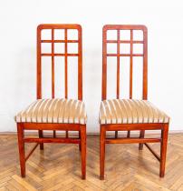 A pair of chairs in Mcintosh style